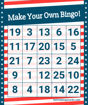 Print 100+ Make Your Own Bingo! Cards