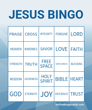 PRINT 100+ JESUS BINGO CARDS