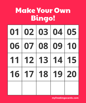 Make Your Own Bingo!