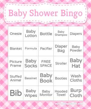 Baby Shower Bingo