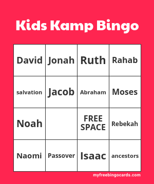 Edit bingo cards