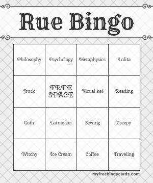 Rue Bingo