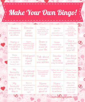 Print 100+ Make Your Own Bingo! Cards