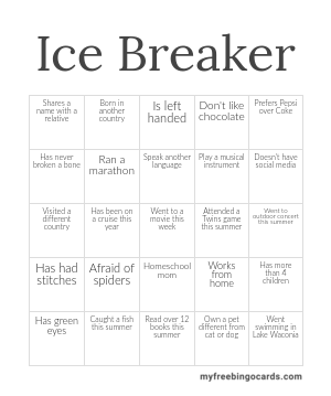 Edit bingo cards