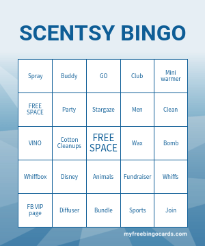 SCENTSY BINGO
