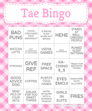Edit bingo cards