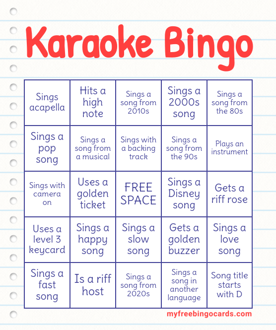 Karaoke Bingo Live — Join Riff-Off Now