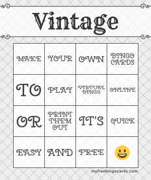 Edit bingo cards