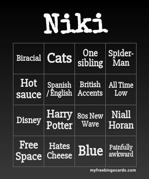 Edit bingo cards